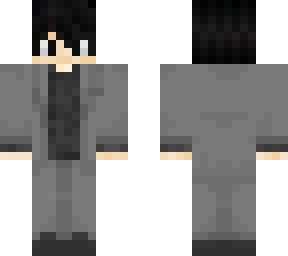 gray suit boy