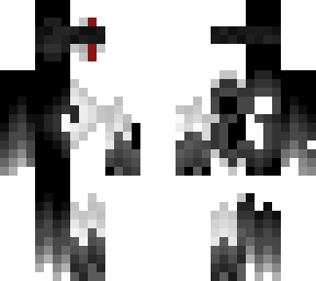 half inverted white flame