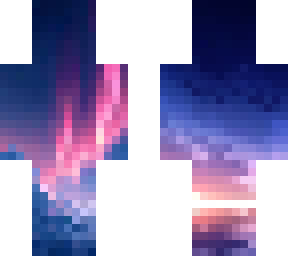 aurora~sunset pixel art