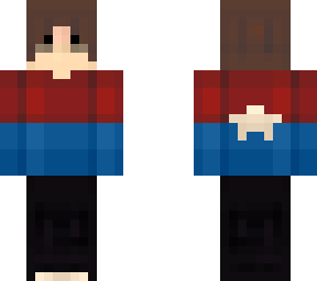 casual boy - red n blue - star