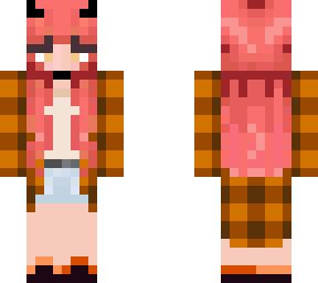 demon girl red hair