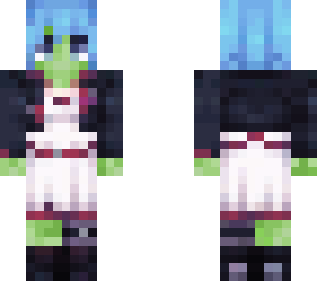 green alien blob