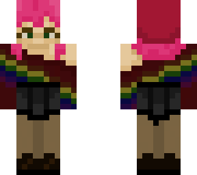pink hair character