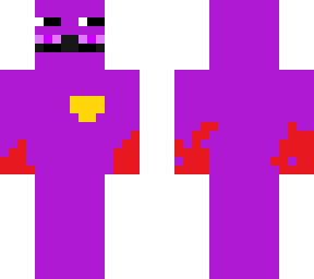 purple guy enderman suit