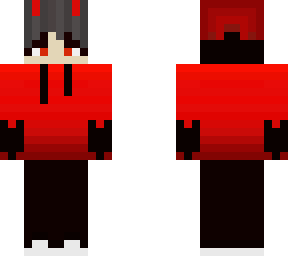 red hoodie