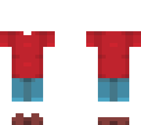 red t & shorts base