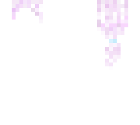 white-purple ponytail