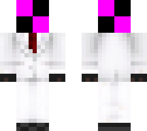 white suit template (red tie)