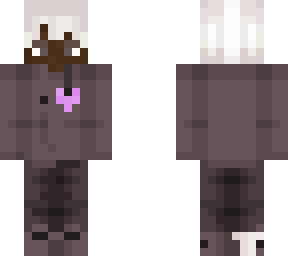 black with white hair