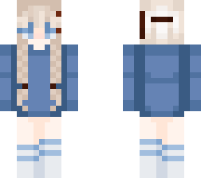 blond braids
