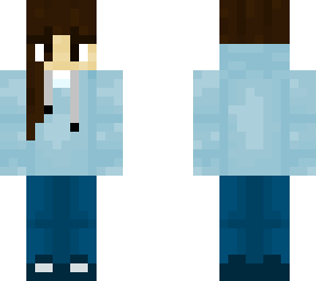 blue hoodie