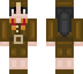 north korean soldier of female