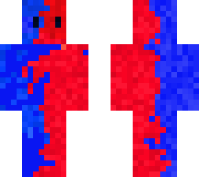 red x blue