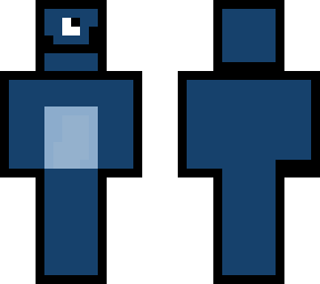 silly blue monster