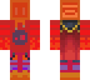 caped fire god