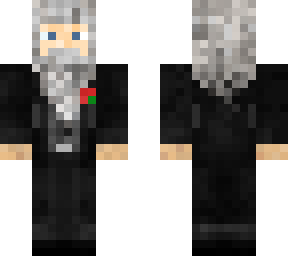 christmas gandalf in suit