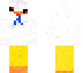 evil crazy chicken guy