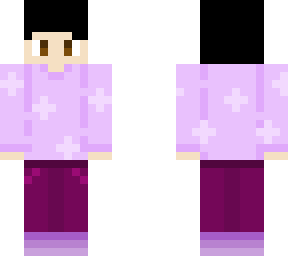 girl in purple sweater