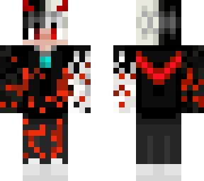 minecraft cool skin fire mode