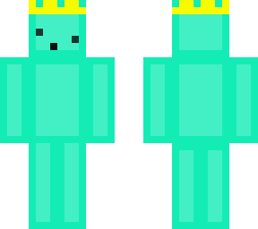 teal king blob