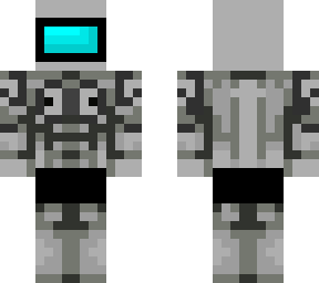 black/grey amongus strong