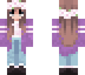 purple hoodie person