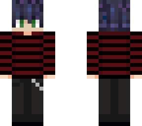 red and black