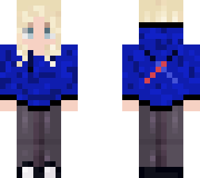 blonde blue hoodie 2.0 with light sabers
