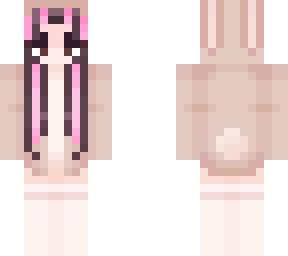 bunny girl pink hair