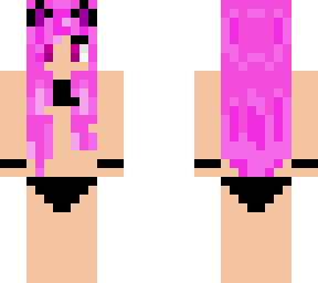 purple cat demon girl