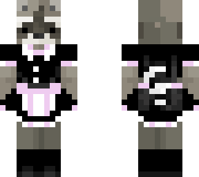 racoon dress with tail