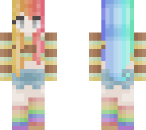 rainbow girl