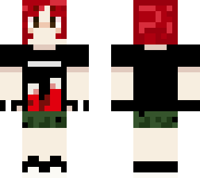 red haired person