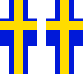 swedish flag skin