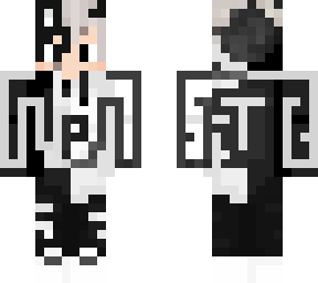 b & w skin p front t back