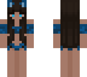 blue bikini girl
