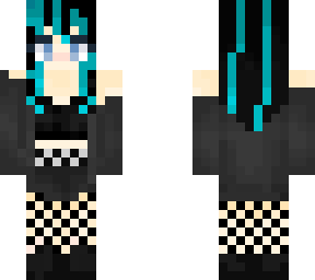 blue hair