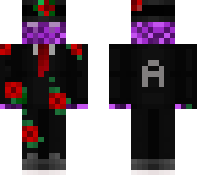 flowered suit