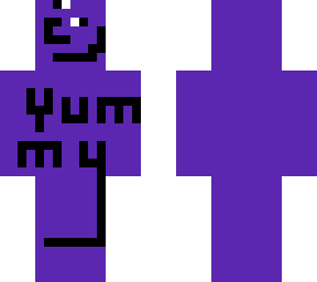 goofy purple guy