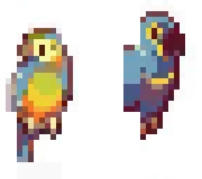 i’m peeking at you~ bird pixel art