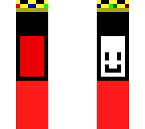 red black blob skin