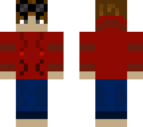red hoodie