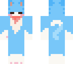 a blue cat :3