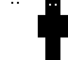 black and white
