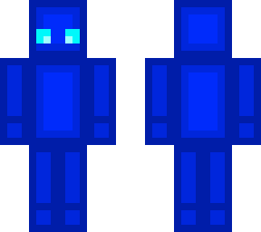 blue cubed guy