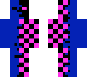 damaged blue