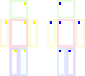 guide for unfolded skin editing- updated, classic model