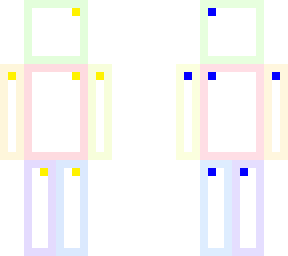 guide for unfolded skin editing- updated, slim model, null