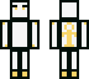 white steve and gold yellow life