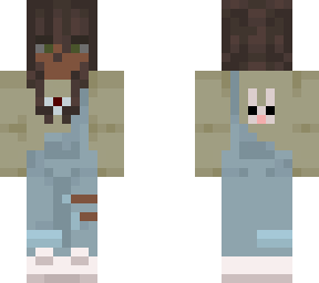 checkered bunny overalls